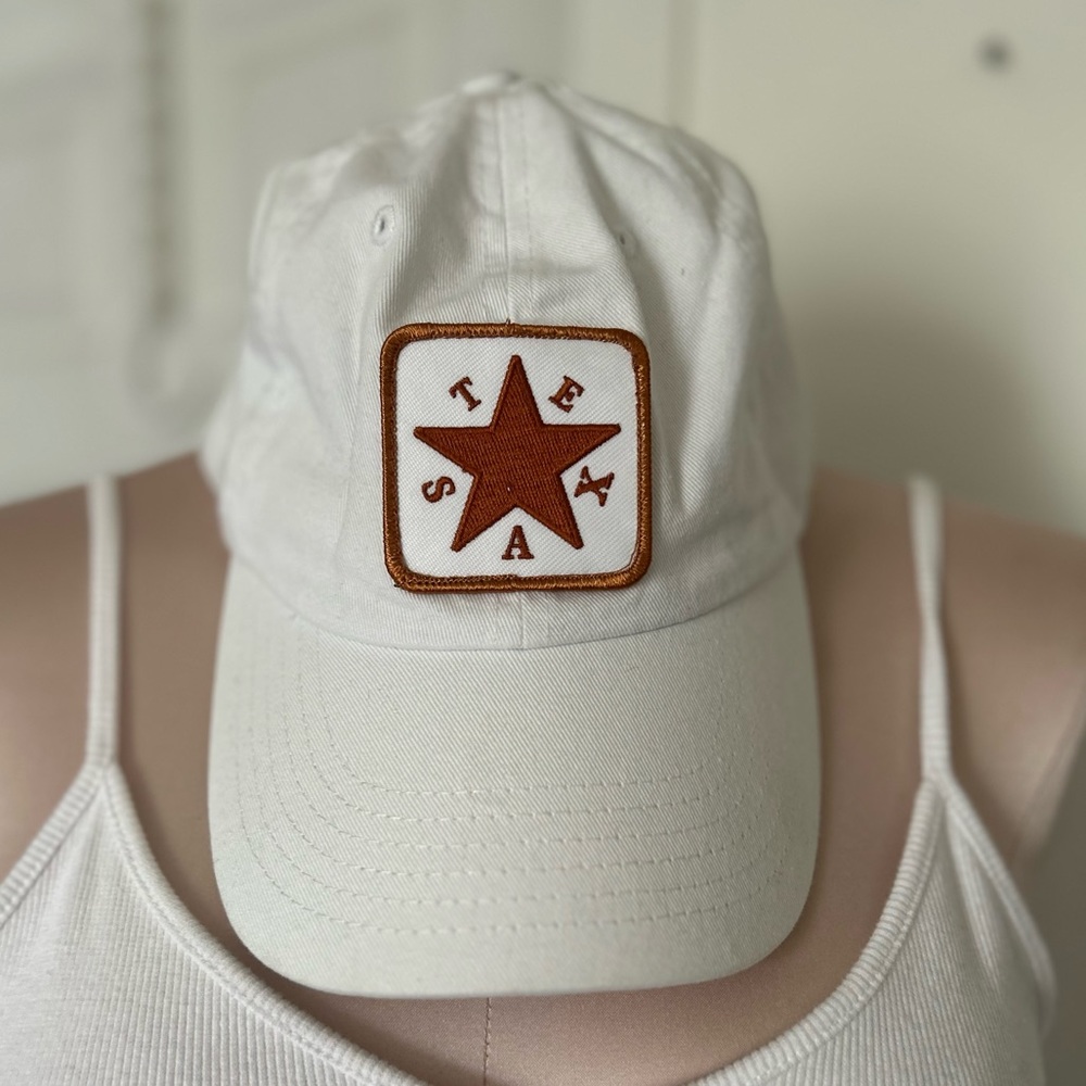 Imperial Texas star logo white hat cap